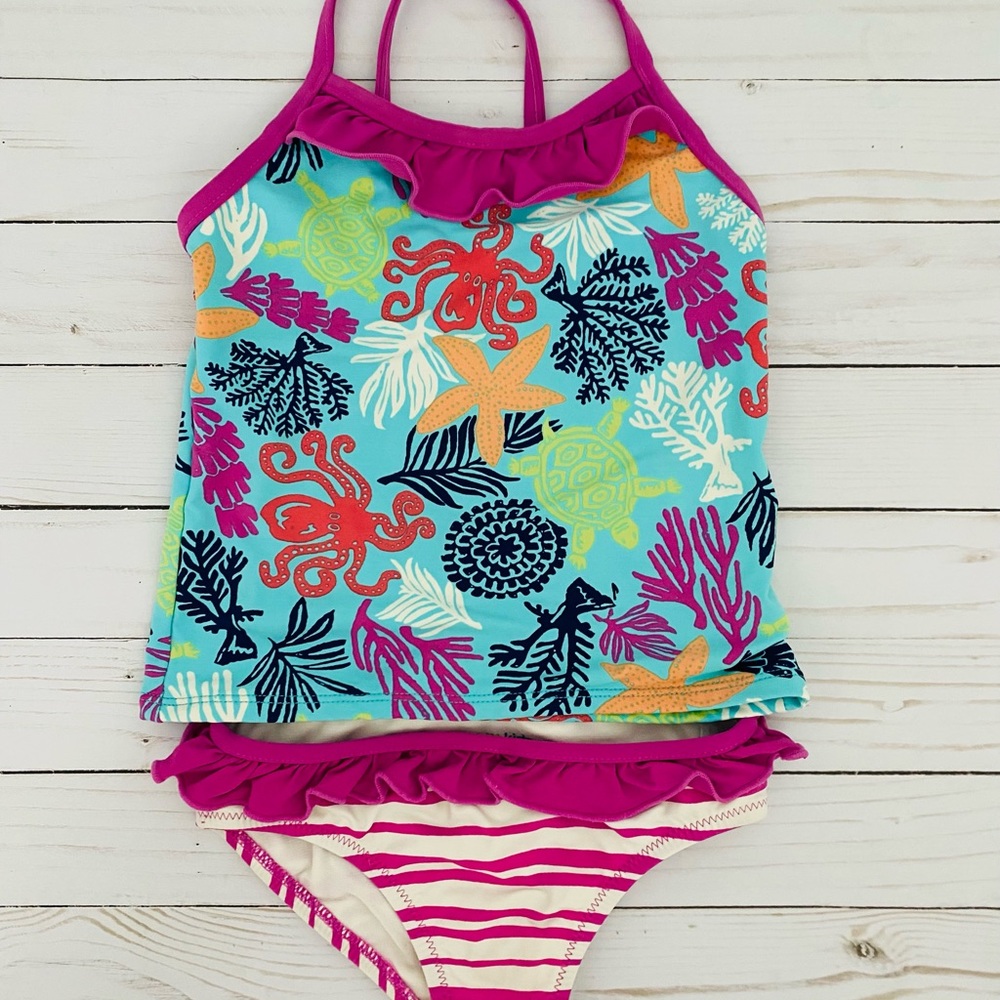 Garnet Hill Tankini Size 4